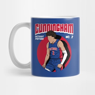 Cade Cunningham Comic Style Art Mug